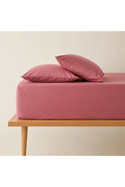 pınarhome collectıon 100% Organic Cotton Soft Fabric Elastic Bed Sheet+Pillow...