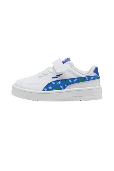 Puma 405642-01 Court Classic Clean Ac+ Inf Bebek Spor Ayakkabı Beyaz