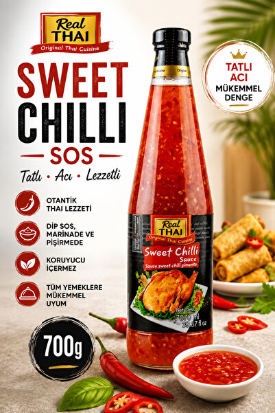 Real Thai Sweet Chilli Sos 700 Gr