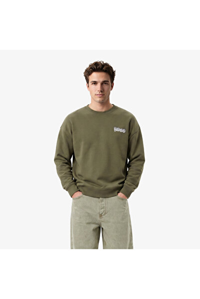 Hugo Boss Hugo Nyrocrew Erkek Haki Sweatshirt