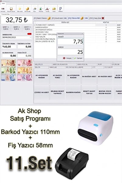PazarTimi Barkod Satış Sistemi & Market Programı & Barkod Yazıcı & Fiş Yazıcı...