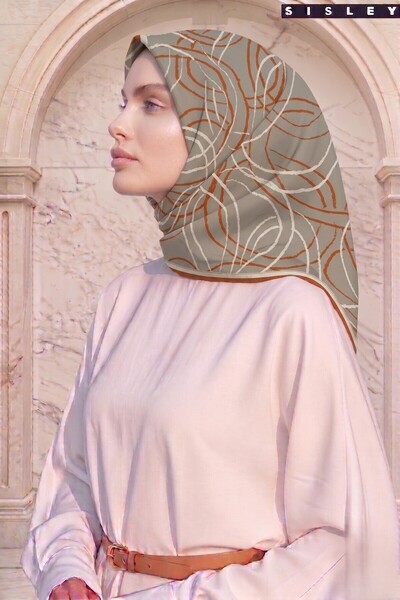 Sisley ΜΕΤΑΞΩΤΟ ΦΑΝΕΛΑΚΙ ΤΙΒΙΛ-2028-90*90