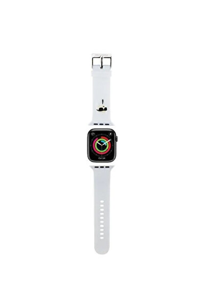 Karl Lagerfeld Curea 3D Rubber Karl pentru Apple Watch 38/40/41mm - albă
