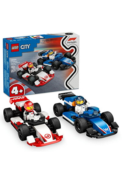 LEGO City F1Williams Racing & Haas F1Race Cars в„ў 60464 вЂ“ 92 piese, 4+ ani