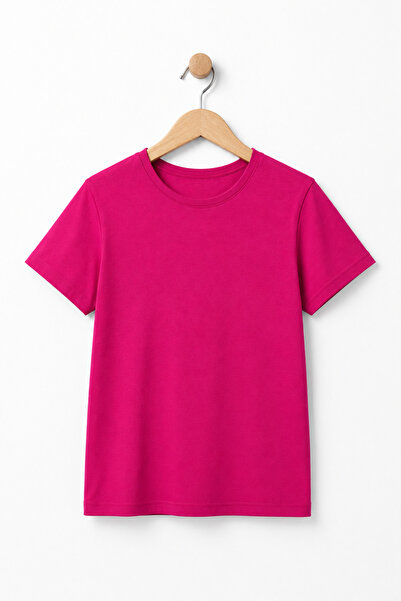 Dolce Destino Tricou pentru copii cu mânecă scurtă fucsia - Tricou pentru cop...