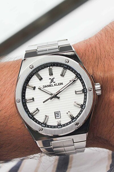 Daniel Klein ساعة يد رجالية بسوار فولاذي DK342291