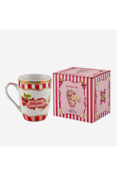 Lisa Minotti Puglia Red Porcelain Mug 350 ml