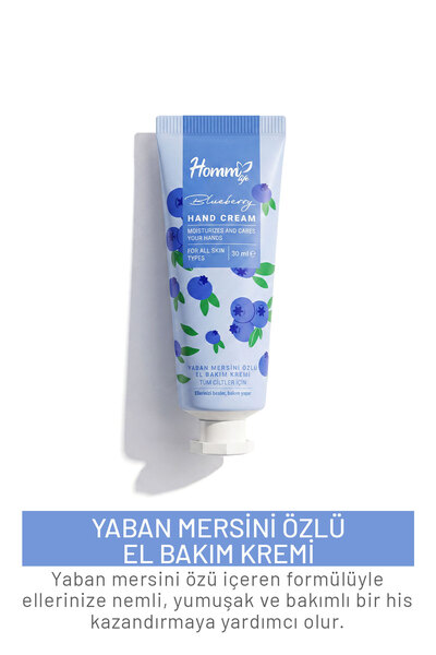 Homm Bitkisel Nemlendirici El Bakımı ve Günlük Kullanım | Yaban Mersini Özlü ...
