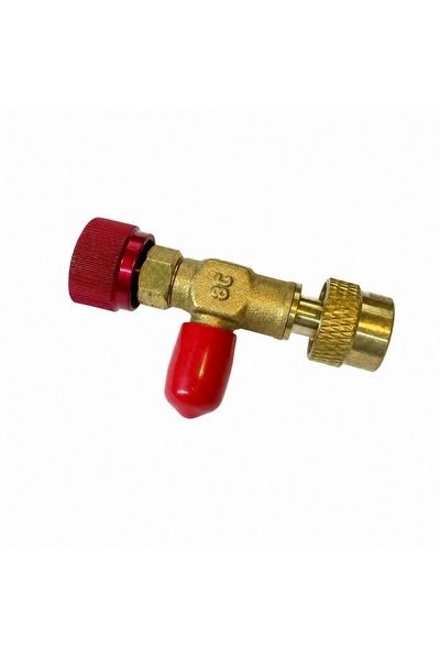 Türkiye HS-1221 Klima Gaz Şarj Vanası R410-R32 | 5/16 - 1/4 Adaptör