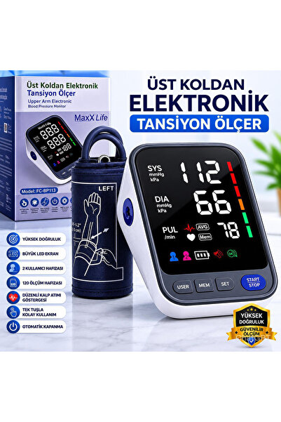 MedikalSağlık Pilli Lifenet Kf-65a Koldan Dijital Tansiyon Aleti Dijital Kol