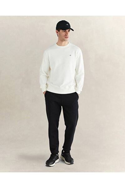 Gant Erkek Siyah Regular Fit Logolu Eşofman Altı