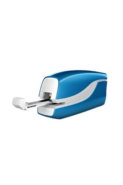 Leitz Capsator electric cu baterii, 10 coli, albastru