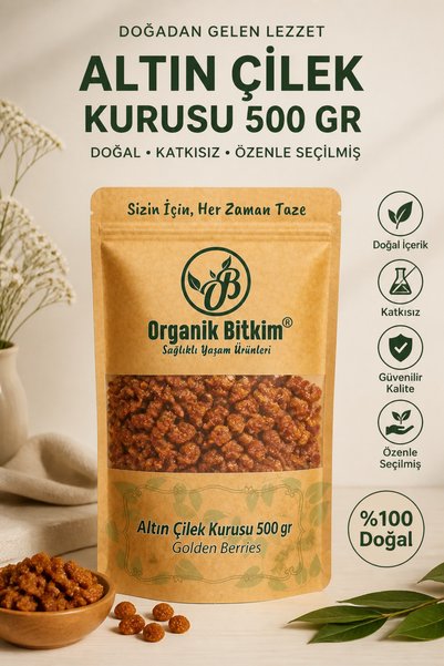 OB Organik Bitkim Gold Strawberry Dried 500 gr