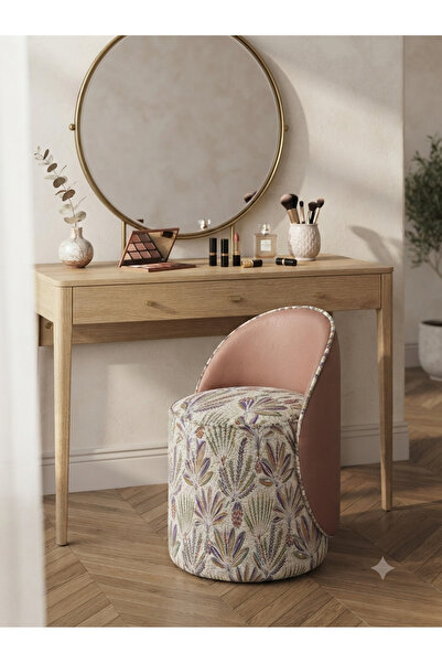İFA Luna Puf,Makyaj masası pufu,şifonyer pufu,Sırtlı Puf,Yaslanmalı Puf,Çiçek...