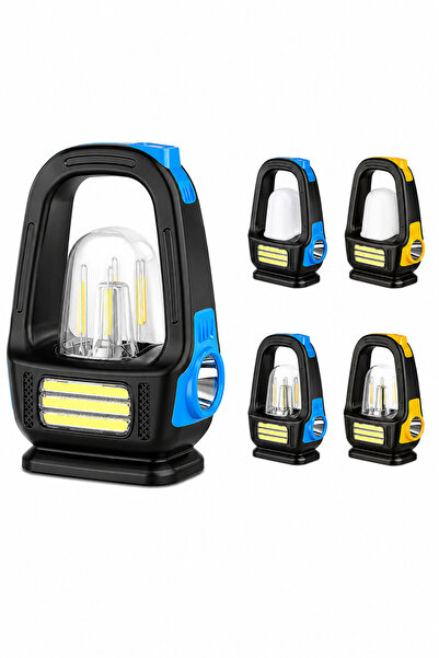 Zenorius Lampa Solara 20x12 LED, Multifunctionala cu 3 Moduri de Lumina, USB