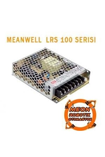 Meon Robotik Otomasyon Meanwell LRS-100-12 Volt 8.5 Amper Smps Güç Kaynağı