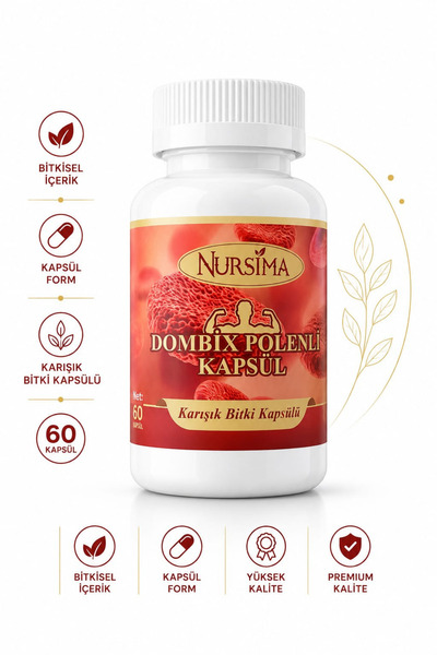 Nursima Polenli Karışık Bitki Kapsülü Dombix – 60 Kapsül