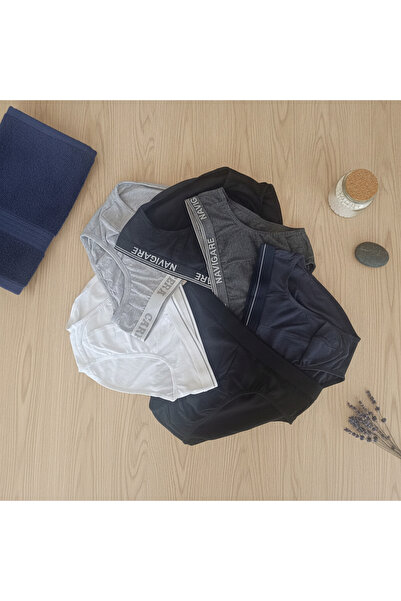 BONBON Erkek 6'lı Paket Karışık Renk Slip BB2629