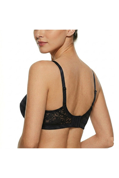 Noom Nightwear Cotton Bra with Lace