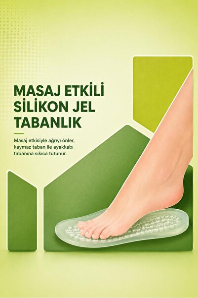 MediGel MG12 - Topuklu Ayakkabı Ve Babet Yapışkanlı Jel Iç Tabanlık | Yumuşak, Kayma Önleyici Yastıklama