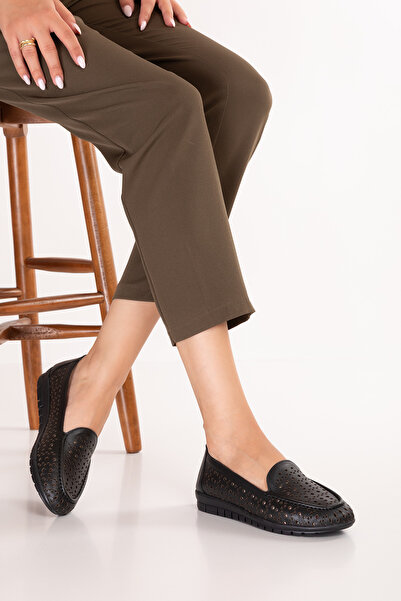 Gondol Genuine Leather Anatomical Sole Comfortable Daily Perforated Ballerina...