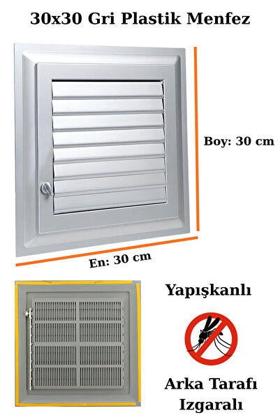 NUBLADO Grilă de ventilație Baie WC Grilă de toaletă Obturator din plastic Gr...