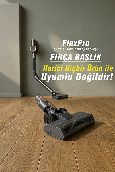 Heifer FlexPro Şarjlı Kablosuz Dikey Süpürge - Fırçalı Başlık