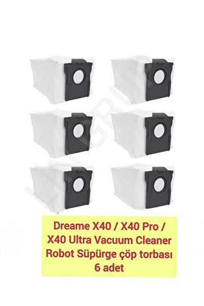 LİN GRUP Aspirator robot Dreame X40/X40 Pro/X40 Ultra - 6 bucăți saci de guno...