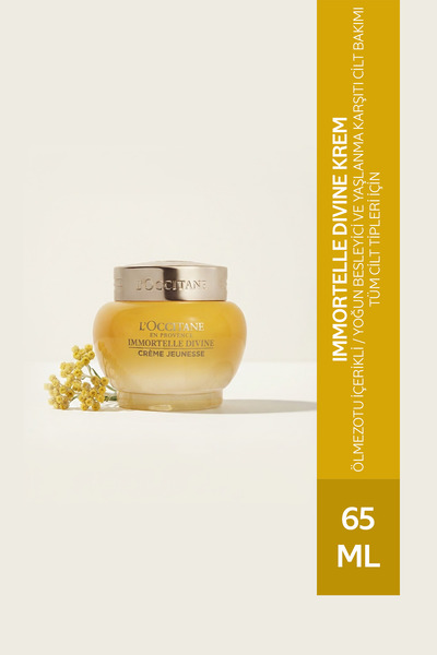 L'Occitane Immortelle Divine Canlandırıcı Krem, Yaşlanma Karşıtı, Ölmezotu İç...