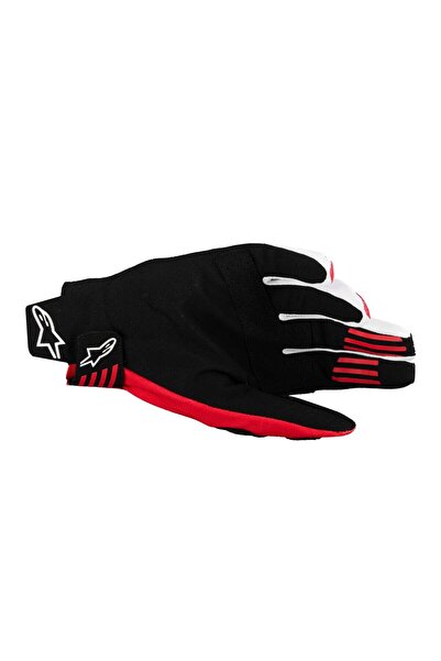 Alpinestars Techstar Off-Road Eldiveni Kırmızı Siyah