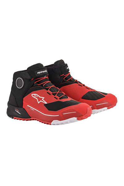 Alpinestars CR-X Drystar Korumalı Motosiklet Botu Kırmızı Siyah