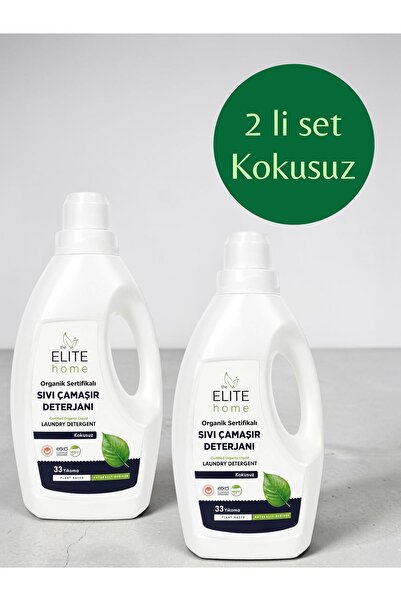 The Elite Home Organik ve Vegan Sertifikalı Sıvı Çamaşır Deterjanı 825 ml Kok...