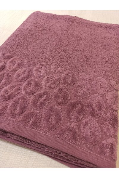 ŞENER HOME Prosop de baie Bade Dimensiune Mare 90x150 Cm. - Trandafir uscat