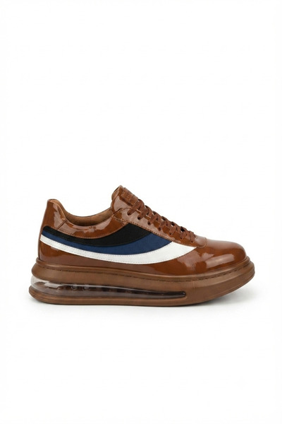 Zerenyus Zrc171 - high quality air sole lace-up men's snaker taba patent leather