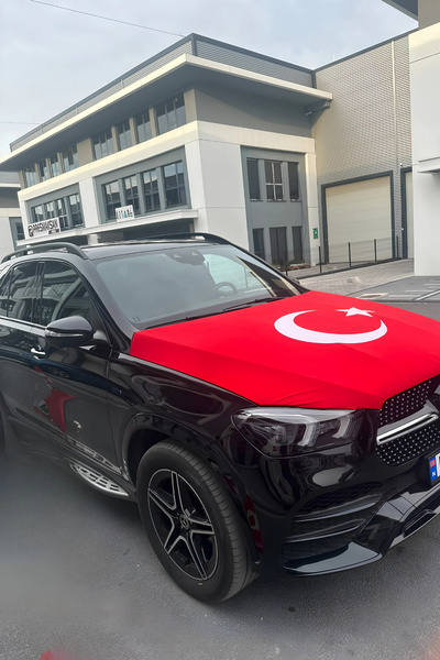 TKY Tasarımı Kendin Yap TÜRK BAYRAĞI KAPUT ÖRTÜSÜ