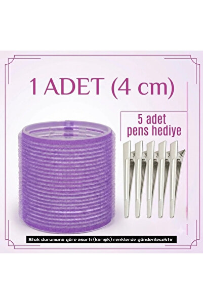 irtihal 1 adet plastik cırtlı bigudi 5 adet pens hediyeli