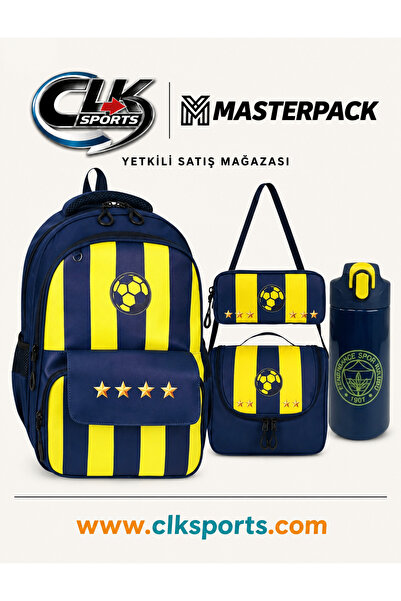 CLK SPORTS Masterpack Sari Dark Blue Taraftar Primary School Bag, Lunch Box, ...