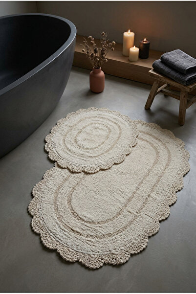 FeelHome Silvassa Soft, Hand-Knitted, Dowry-Style, Absorbent 2-Piece 100% Cot...