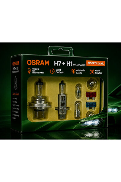 Osram H7 - H1 Far Ampül Seti