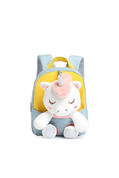 MOOD ( BE AUTHENTIC ) Rucsac de pluș mini unicorn, cu design 3D, potrivit pen...
