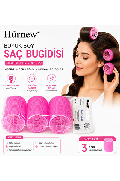 Genel Markalar HÜRNEW 3 lü büyük boy saç bugidisi