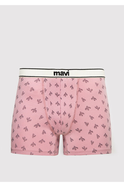 Mavi Baskılı Pembe Boxer 0912468-71059
