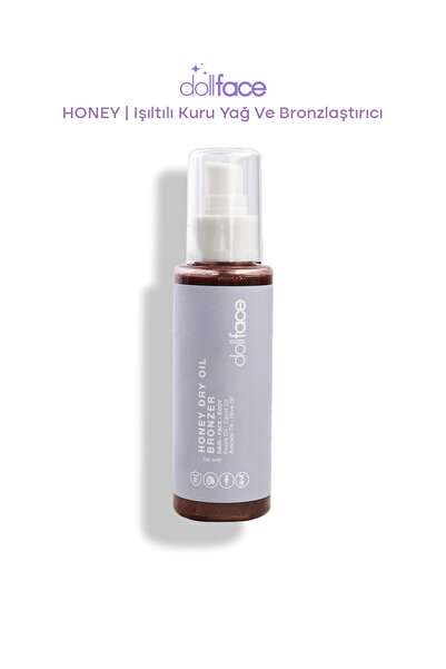 dollface Honey Işıltılı Kuru Yağ Ve Bronzlaştırıcı