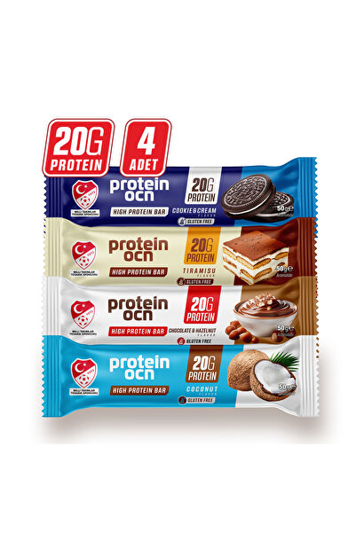 Proteinocean Protein Bar - Karma Kutu - 50g X 4 Adet
