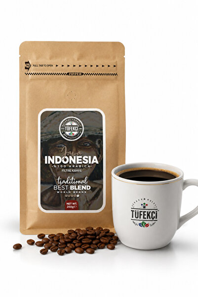 By Tüfekçi Indonesia Java Ground Filter Coffee 250 Gr |   Medium Roast |   Fi...
