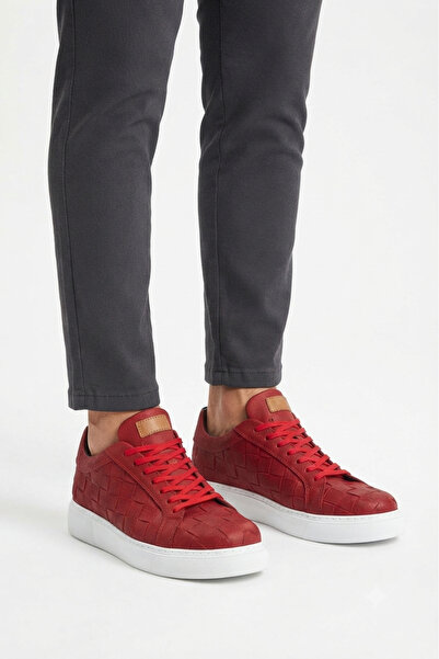 Zerenyus Vimini high quality lace-up thick sole daily men's sneaker red
