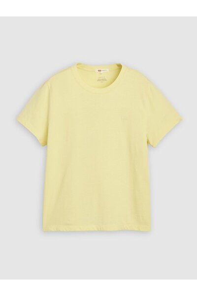 Levi's Kadın Favorite Cotton Sarı Tişört - 008C4-0000