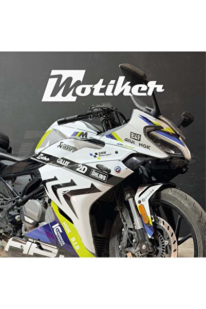 Motiker CFMOTO 250SR BMW HP4 MODEL PARCALI MOTOSIKLET KAPLAMA STICKER ETIKET ...