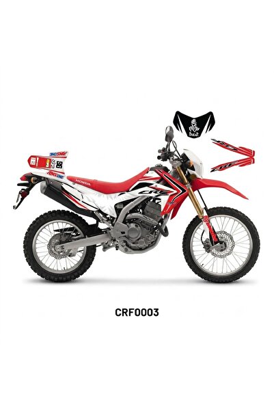 Motiker Honda CRF250 L "Divided Line" Tasarım Motosiklet Sticker Etiket Kapla...