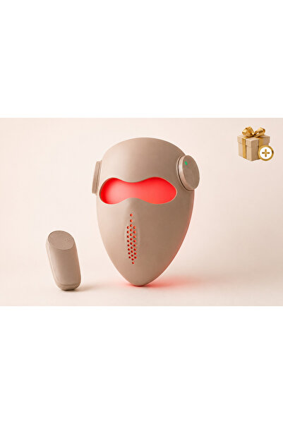 ledmina Masca facială LED — Lumină roșie, Tratament cosmetic anti-îmbătrânire